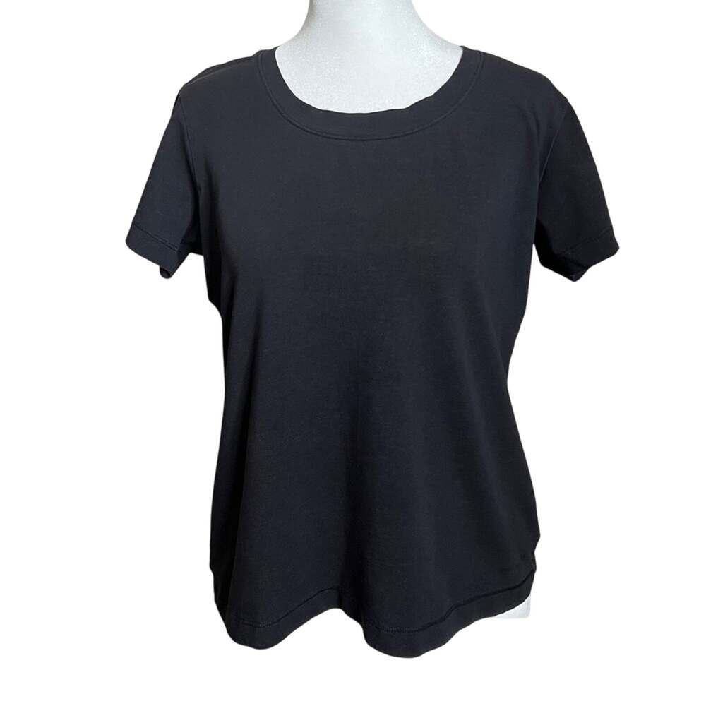 Patagonia Organic Cotton Blend T Shirt L Black Short Tee Sleeve Granola Gorpcore